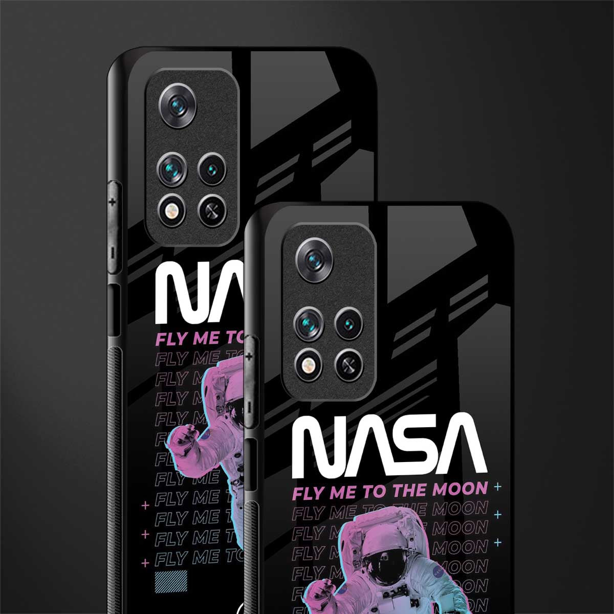 fly me to the moon glass case for poco m4 pro 5g image-2