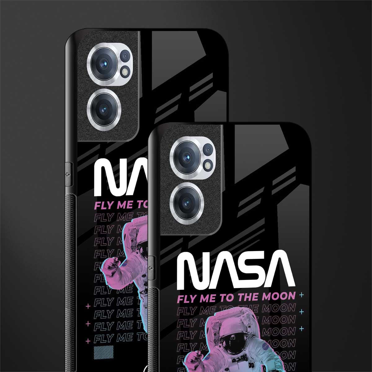 fly me to the moon glass case for oneplus nord ce 2 5g image-2