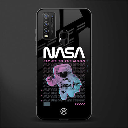fly me to the moon glass case for vivo y30 image