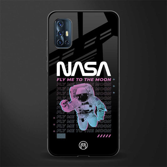 fly me to the moon glass case for vivo v17 image