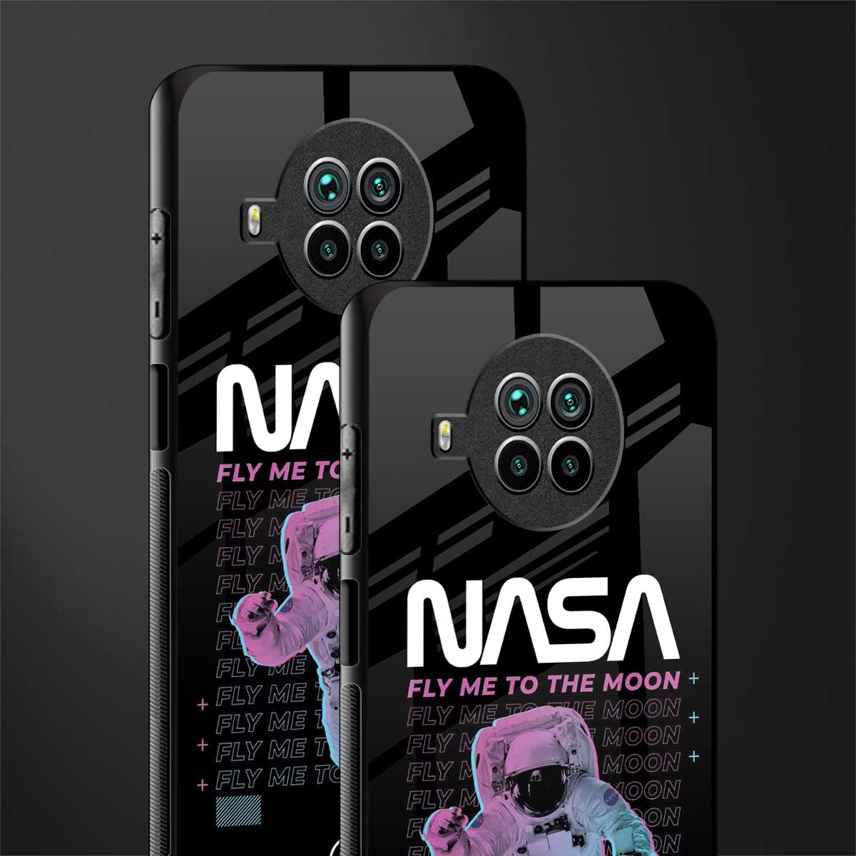 fly me to the moon glass case for mi 10i image-2
