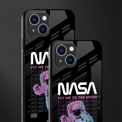 fly me to the moon glass case for iphone 13 image-2