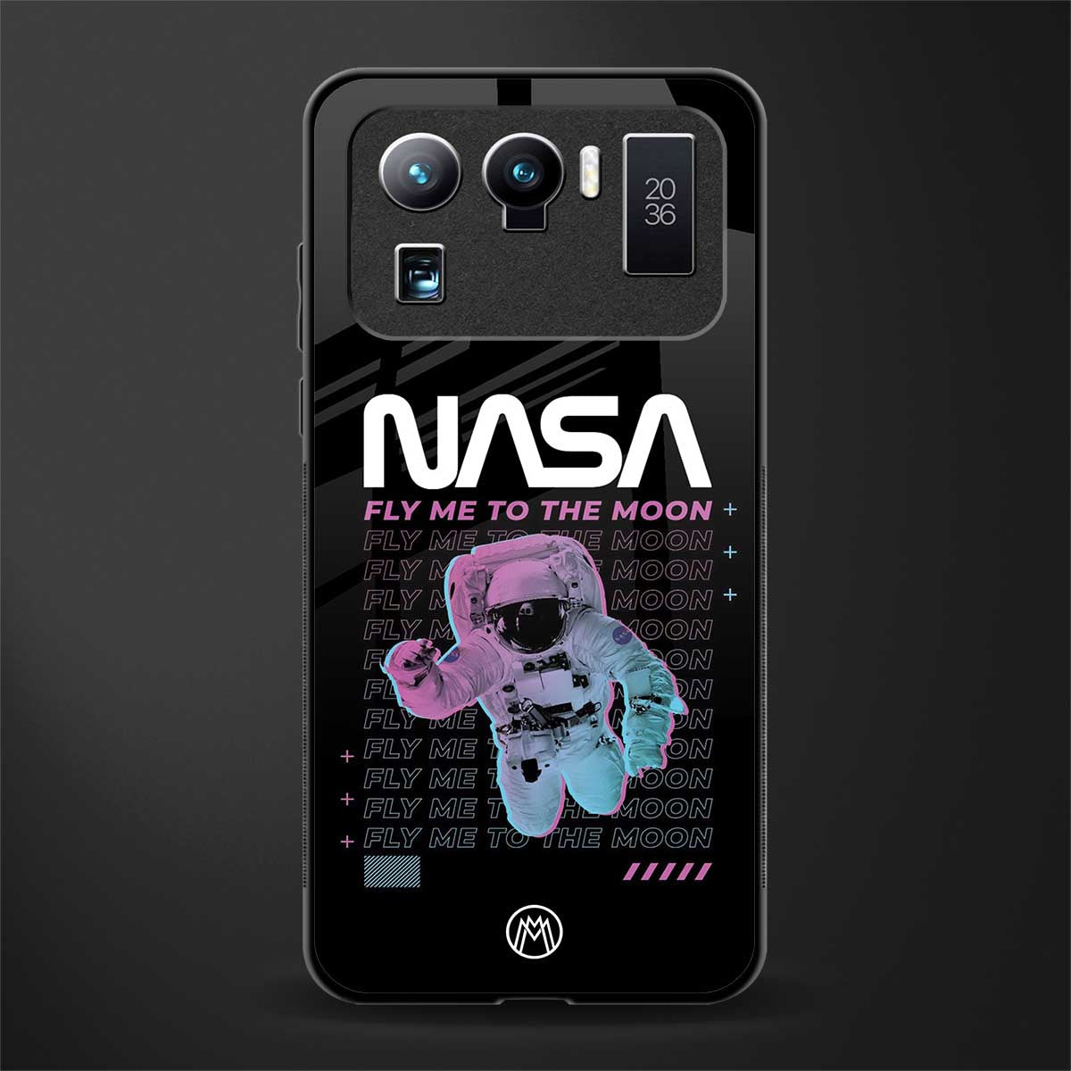 fly me to the moon glass case for mi 11 ultra 5g image