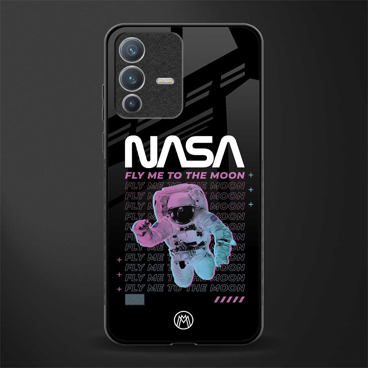 fly me to the moon glass case for vivo v23 pro 5g image