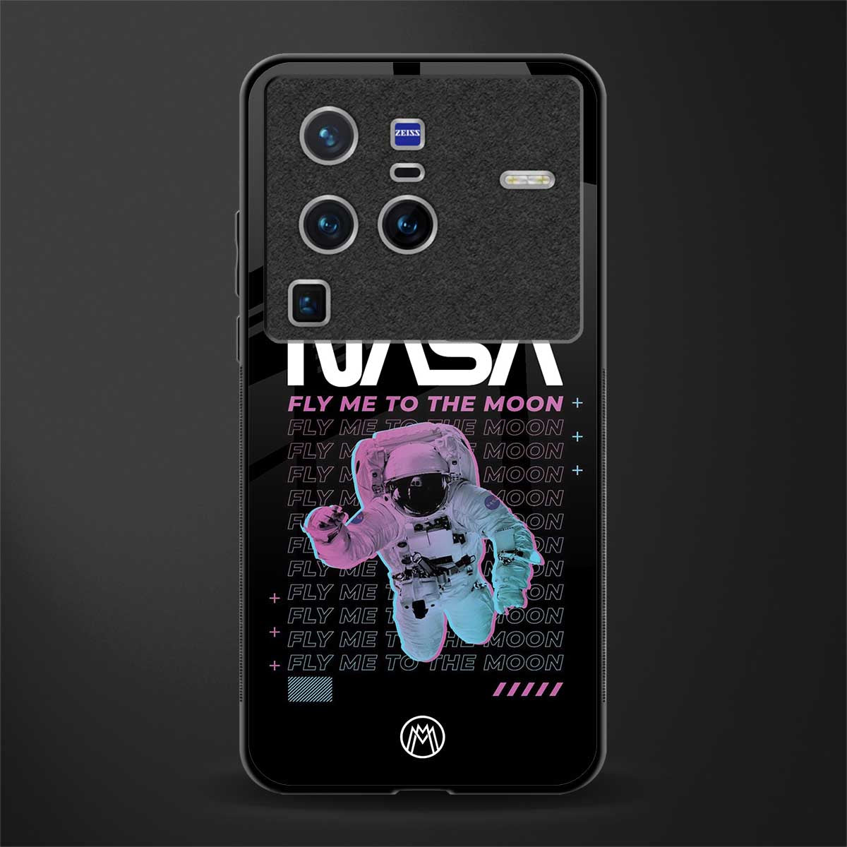 fly me to the moon glass case for vivo x80 pro 5g image