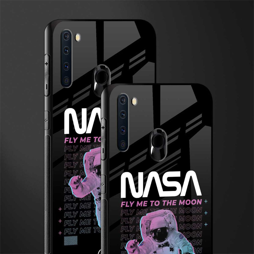 fly me to the moon glass case for samsung a21 image-2