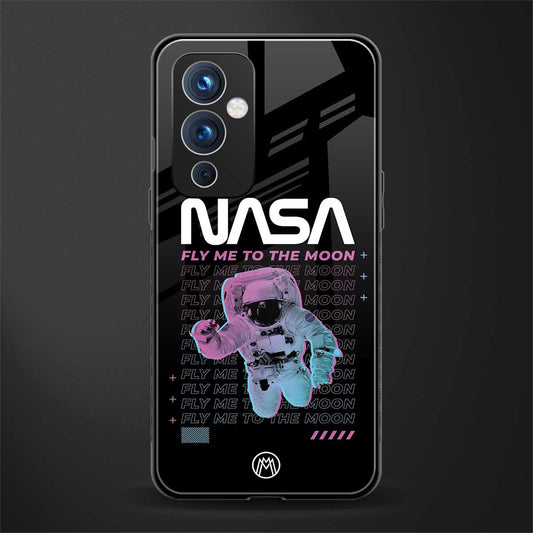 fly me to the moon back phone cover | glass case for oneplus 9