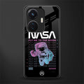 fly me to the moon back phone cover | glass case for vivo t1 44w 4g