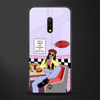 foodie diner glass case for realme x image