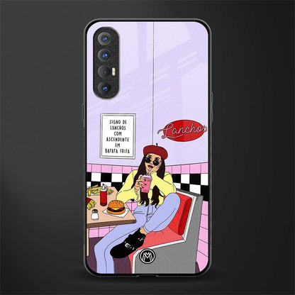 foodie diner glass case for oppo reno 3 pro image