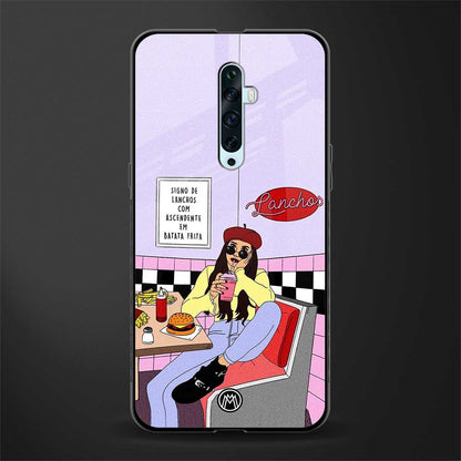 foodie diner glass case for oppo reno 2z image