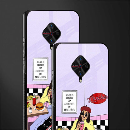 foodie diner glass case for vivo s1 pro image-2