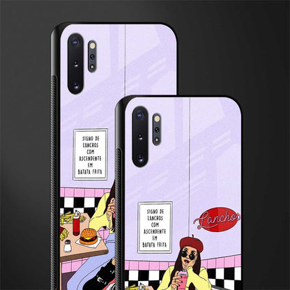 foodie diner glass case for samsung galaxy note 10 plus image-2