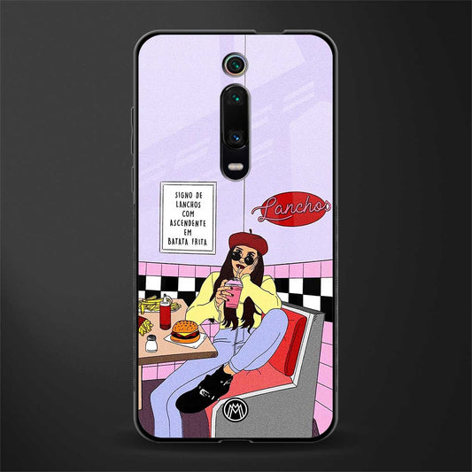 foodie diner glass case for redmi k20 image