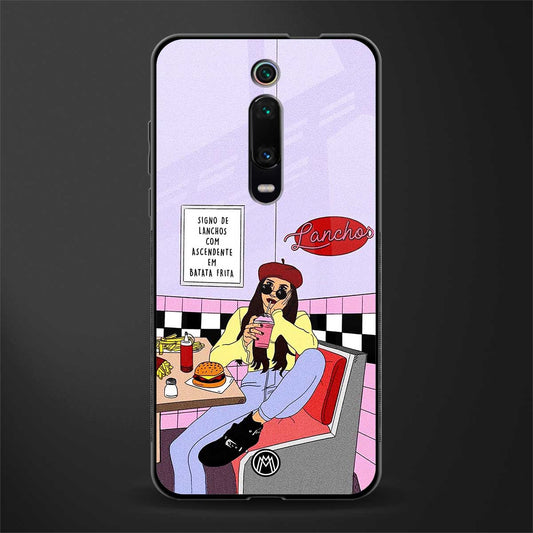 foodie diner glass case for redmi k20 pro image