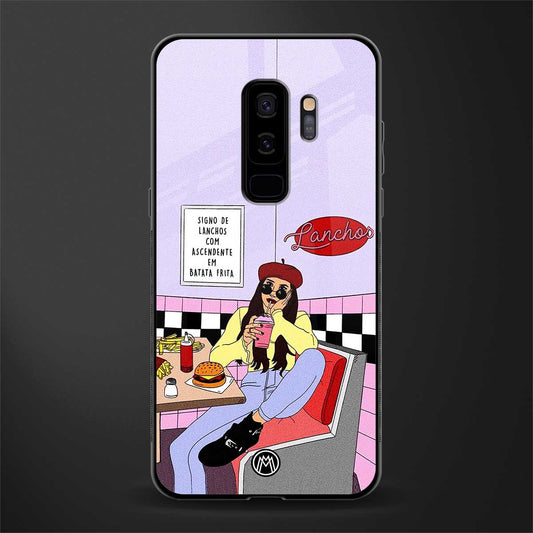 foodie diner glass case for samsung galaxy s9 plus image