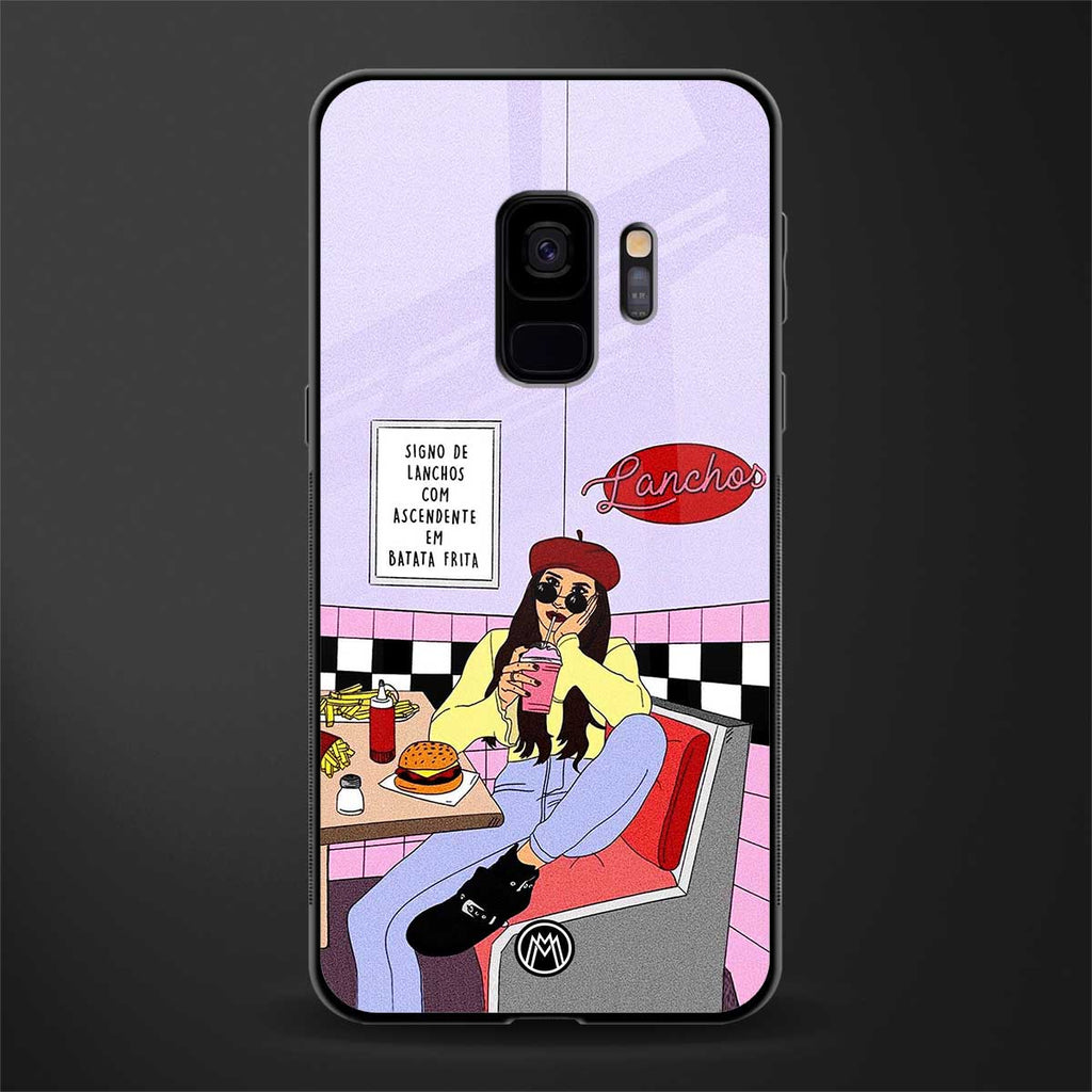 foodie diner glass case for samsung galaxy s9 image