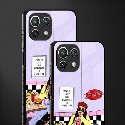 foodie diner glass case for mi 11 lite image-2