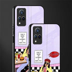 foodie diner glass case for vivo v21 5g image-2
