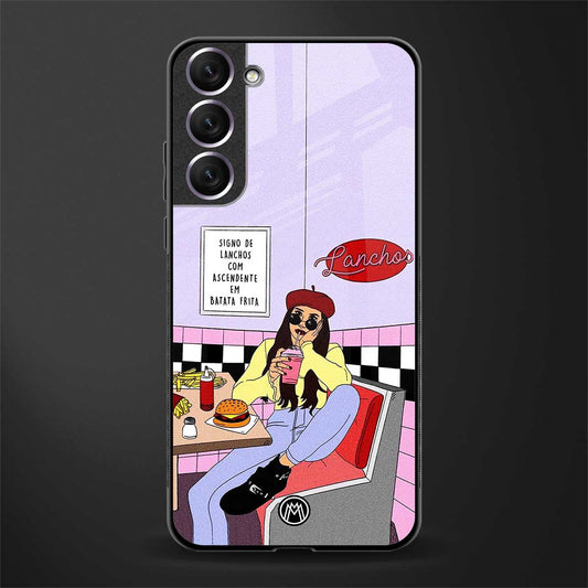 foodie diner glass case for samsung galaxy s21 image