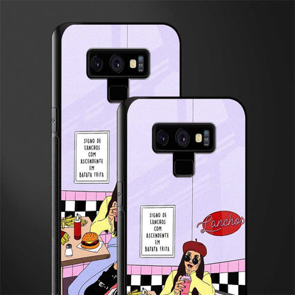 foodie diner glass case for samsung galaxy note 9 image-2