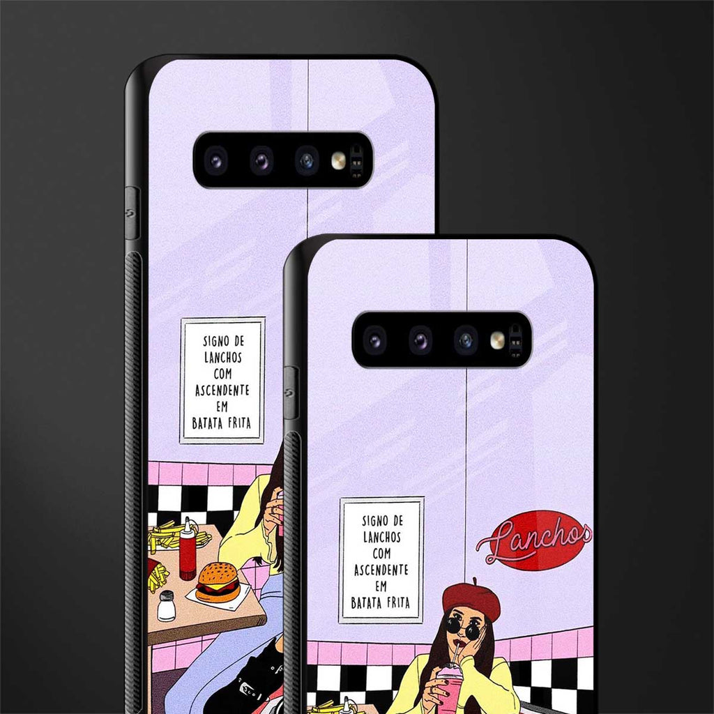 foodie diner glass case for samsung galaxy s10 image-2