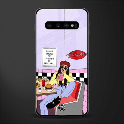 foodie diner glass case for samsung galaxy s10 plus image