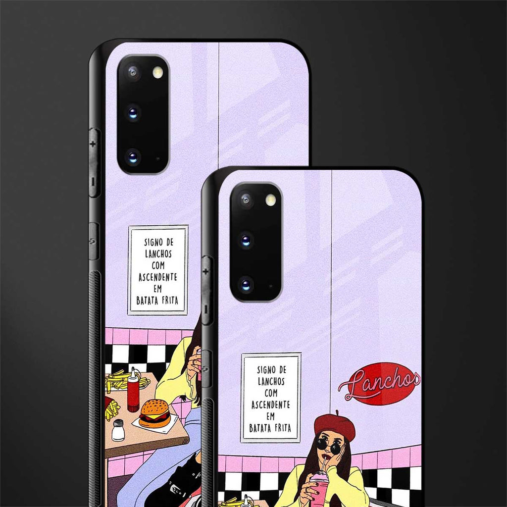foodie diner glass case for samsung galaxy s20 image-2