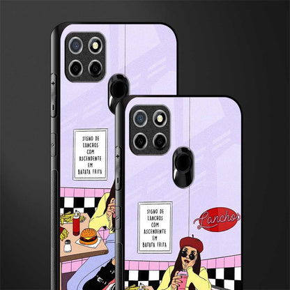 foodie diner glass case for realme narzo 30a image-2