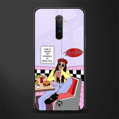 foodie diner glass case for realme x2 pro image