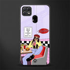 foodie diner glass case for oppo a15s image
