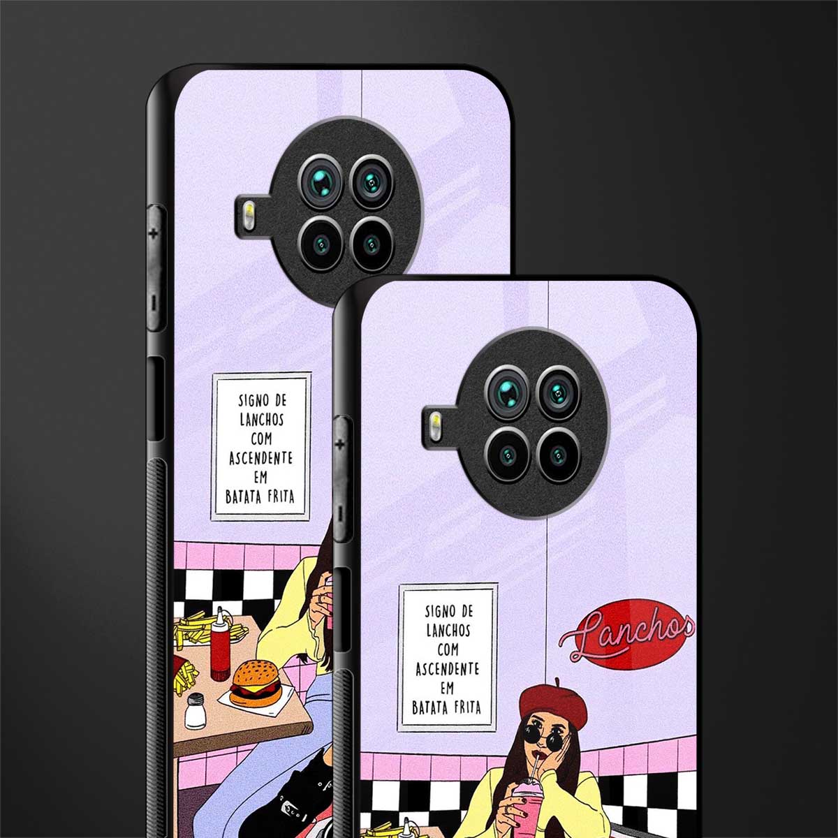 foodie diner glass case for mi 10i image-2