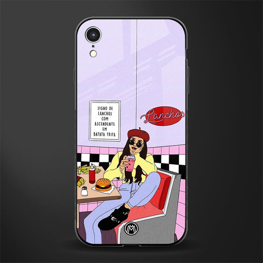 foodie diner glass case for iphone xr image