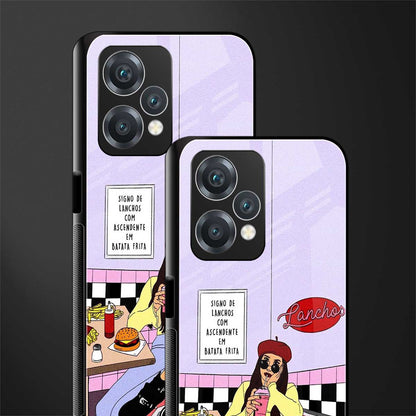 foodie diner back phone cover | glass case for oneplus nord ce 2 lite 5g