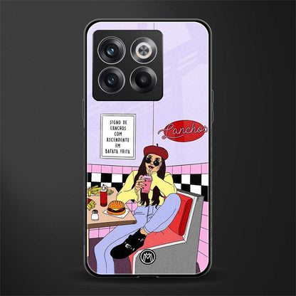 foodie diner back phone cover | glass case for oneplus 10t