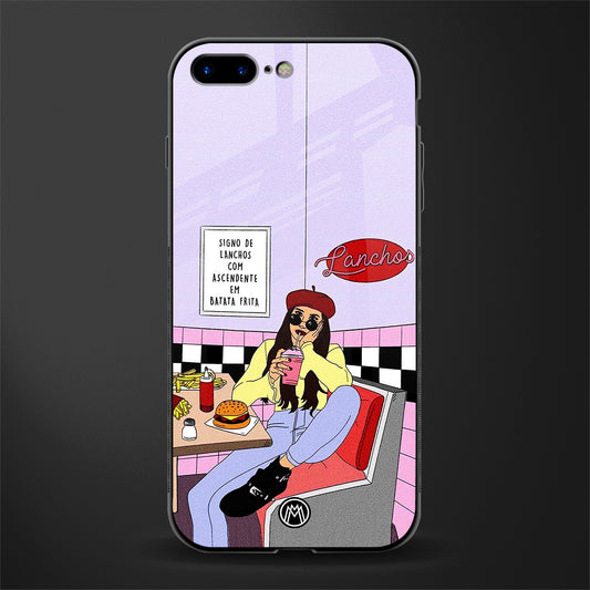 foodie diner glass case for iphone 7 plus image