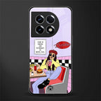 foodie diner back phone cover | glass case for oneplus 11