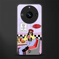 foodie diner back phone cover | glass case for realme 11 pro 5g