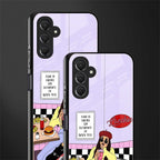 foodie diner back phone cover | glass case for samsun galaxy a24 4g