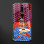 foodie queen glass case for oppo f11 pro image