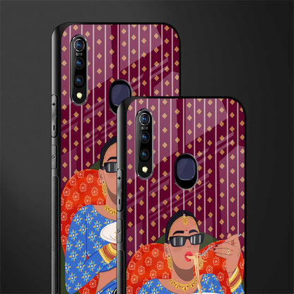foodie queen glass case for vivo z1 pro image-2