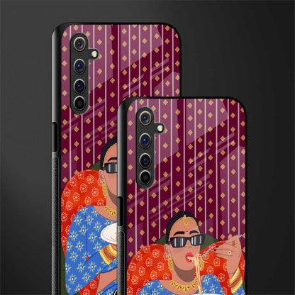 foodie queen glass case for realme 6i image-2