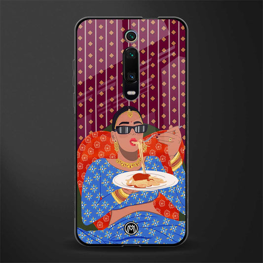 foodie queen glass case for redmi k20 pro image