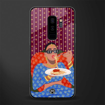 foodie queen glass case for samsung galaxy s9 plus image