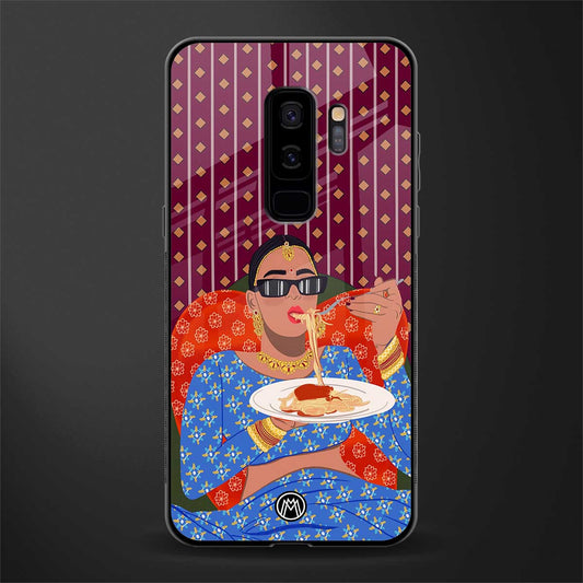 foodie queen glass case for samsung galaxy s9 plus image