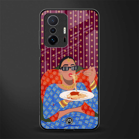 foodie queen glass case for mi 11t pro 5g image