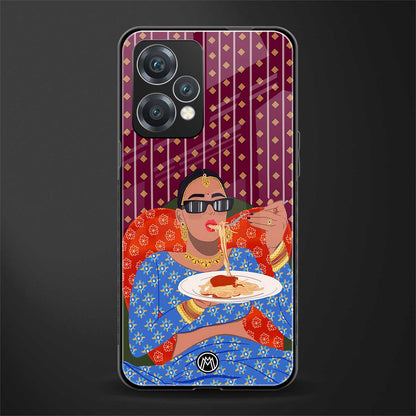 foodie queen back phone cover | glass case for realme 9 pro 5g