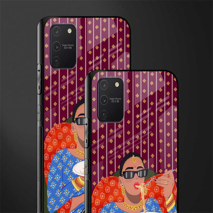 foodie queen glass case for samsung galaxy a91 image-2
