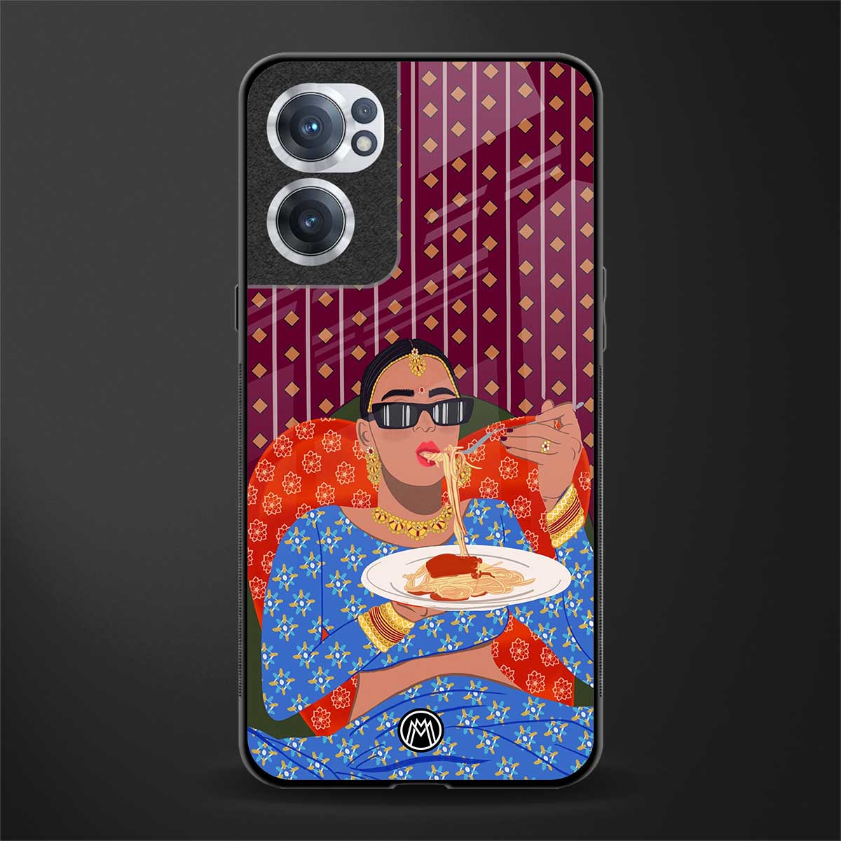 foodie queen glass case for oneplus nord ce 2 5g image