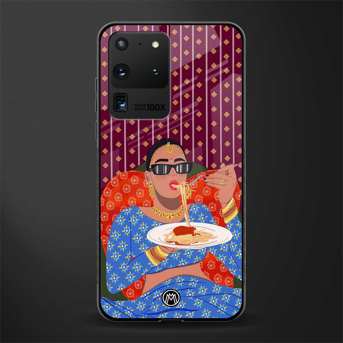 foodie queen glass case for samsung galaxy s20 ultra image